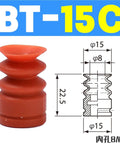 Industrial Pneumatic Vacuum Suction Cup For Manipulator Accessories Air Nozzle Vaph 15 20 30 40C Red Heavy Grade Gripper Tool Reliable Performance with measurements