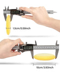 Digital caliper measuring Pro Grade Foam Car Wax Applicator Pad Set 4 Inch Round Detailing Sponges High Density Foam