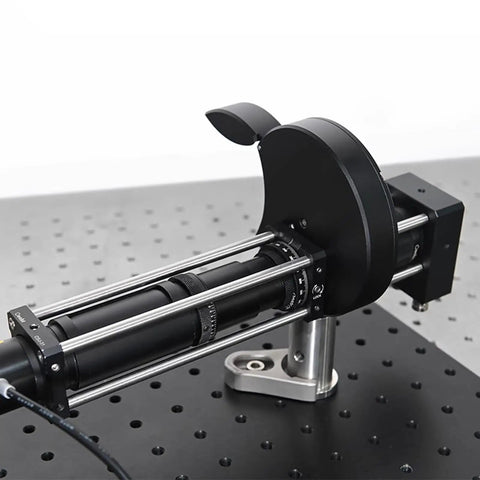 Six Position Telescope Filter Wheel For 1 Inch Eyepieces With Pro Grade Aluminum Body on rod mount with sunshade open