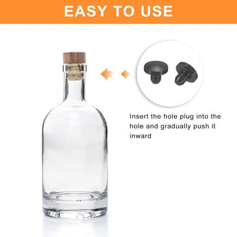 Silicone Hole Plugs 2.5 To 3mm Round Snap In Locking Hole Stoppers Waterproof For Metal Tubes And Furniture End Caps Inserts usage demo