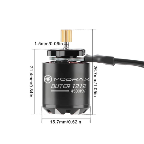 4500KV Outrunner Brushless RC Motor For 1/30 Axial SCX30 With 11T Pinion Gear DropIn Upgrade For 2S Batteries Precision Fit And HighTorque Crawler Performance Not Compatible With 3S, showing dimensions