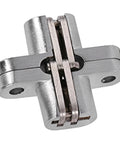 180 Degree Hidden Hinge For Cabinets And Sliding Doors, zinc alloy material, erosion resistant, close-up view