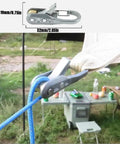 6 Pack Rope With Roller Tensioner For Quick Tarp Setup And Outdoor Tie Downs Heavy Duty Paracord Adjusters in use on tarp