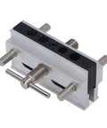 Self Centering Doweling Jig Kit Locks Dead Nuts Alignment, aluminum construction for precise joinery and cabinet assembly.