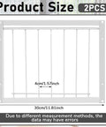 Two Pigeon Cage Doors One Way Entrance Iron For Racing And Breeding, Heavy Duty Go To Choice, 11.81 x 10.24 Inches White