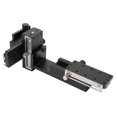 Manual XYZ Translation Stage 40 x 90mm Linear Stage for Precision Alignment in Optical Equipment, adjustable aluminum design