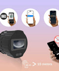 Plug And Play Digital Eyepiece Camera for Telescopes and Microscopes with WiFi hotspot showcasing screen and app control features