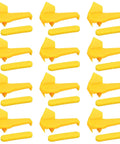12 Sets Tire Machine Rim Protectors With Duck Head Plastic Inserts And Wheel Side Guards For Mounting And Demounting Wheels Durable Nylon Tire Changer Tool Kit For Cars And Motorcycles, yellow nylon set