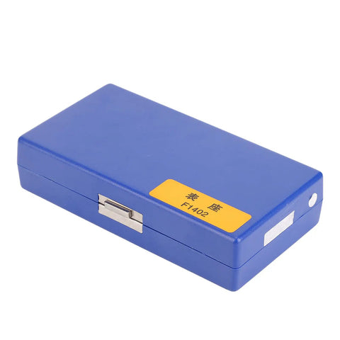 Blue storage box for Stainless Steel Depth Dial Indicator Base With 8mm Clamping Hole For Precision Machining Tool Setup