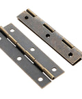 4 Pack Rotating Concealed Hinge Set Antique Bronze For Cabinets Doors Drawers And Jewelry Boxes 60x20mm With Silent Bearings