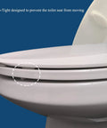 8 Pack Toilet Seat Bumpers Replacement Kit for Standard Toilets installed on seat rim