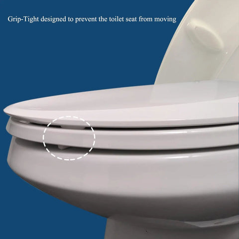 8 Pack Toilet Seat Bumpers Replacement Kit for Standard Toilets installed on seat rim