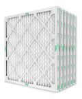 Boss Level MERV 8 Pleated HVAC Air Filters for AC and Furnace, 20x23x1 Inches, Exact Size 19.5 x 22.5 x 0.75, 6 Pack
