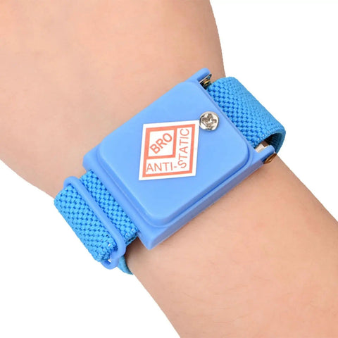 Electrostatic ESD Wrist Strap Cordless Grounding Band For Electronics Assembly And Safe Static Discharge Anti Static Bracelet With Quick 0.1 Second Release For Sensitive Components on wrist