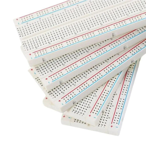 Dope Prototyping Breadboard Kit With Four Boards And 130 Jumper Wires ABS Plastic With Tin Plated Contacts arranged in fan shape