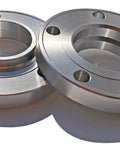 10mm Aluminum Wheel Spacers 5x112 Bolt Pattern 66.6 Center Bore 6061T6 Forged OnePiece Black Anodized Dope Fit For Mercedes Benz Vehicles 2 Pack Wheel Spacers Adapters, showing two spacers side by side.