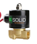 Three Eighths Inch Electric Solenoid Valve 24VAC Normally Closed Brass Body With Viton Seal Built Tough