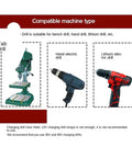Image showing compatible machines for Heavy Duty High Carbon Steel Countersink Drill Bit For Wood And Metal With Adjustable Stop Collar And Quick Change Hex Shank.