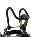 Close-up of the hook and latch mechanism of a Heavy Duty Electric Hoist With 1102 Lb Capacity And Wired Remote Control Lift.