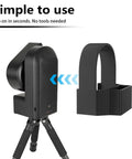 Ultra Stable Power Bank Mount For Seestar S50 Telescope With Tangle Free Cord Management, easy slide-on design shown