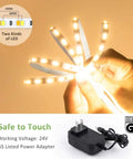Person holding 20ft Tunable White LED Strip Light Kit With Dimmable 3000K to 6500K Range, 24V Tape Light, Remote RF Control