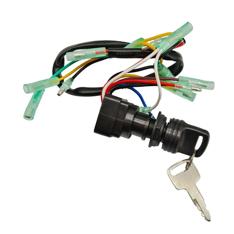 Ignition Main Key Switch Assembly For Yamaha Outboard Remote Control Box Replacement Part For 2 Stroke And 4 Stroke Motors
