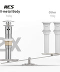 Pop Up Bathroom Sink Drain Stopper With Overflow Detachable Hair Catcher All Metal Rustproof 304 Stainless Steel Brushed Nickel Finish Fits Lavatory Vanity Vessel Sinks 2 Pack No Fuss Install Durable Easy brushed nickel metal body comparison