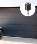 8 Pack D8mm By H8mm Rubber Mounts Vibration Isolators Cylindrical Shock Absorbers With M3 X 8mm Studs For Air Compressors Cars Pumps Boats Garage Motors Bobbins installed on a garage door