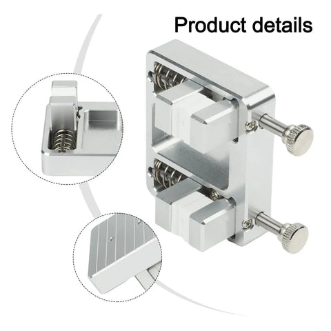 Heavy Duty Adjustable Welding Table Clamp Made Of Heat Resistant Aluminum Alloy With Anti Slip Double Jaw for secure soldering tasks.