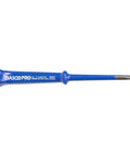 Heavy Duty Seven Inch Scratch Awl Rock Solid Drop Forged Steel Marking Tool With Dead On Precision For Leather Woodworking And Drywall, blue handle.