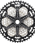 12 Speed Mountain Bike Cassette 10 To 45T Aluminum Alloy With Micro Spline Freehub And Lockring, close-up view