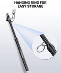 EVOULTES heavy-duty tire pressure gauge, straight dual-head air gauge, 10–150 psi, includes valve caps