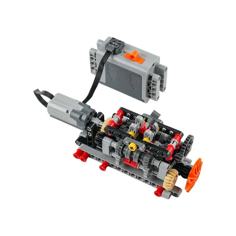 Dope High Tech Manual Gearbox Building Kit With 4 5 And 6 Speed Options Power Functions For Motors STEM Puzzle Toy For Adults