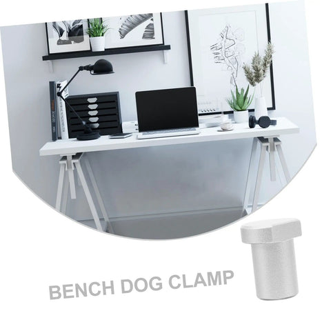 Solid Aluminum Woodworking Bench Dogs And Three Pack Workshop Table Stoppers For Gripping Tight During Heavy Clamping Reliable Workbench Hole Inserts, aluminum bench dog clamp