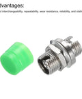 Fiber Optic FC To FC APC Round Flange Single Mode Simplex Adapter Pro Grade Pack Of 10 For High Quality Network Cabling