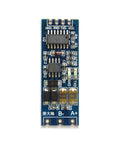 Front view of Bi-Directional TTL to RS485 Converter Module Kit with Auto Direction Control for Industrial Automation, featuring LED RX TX indicators.