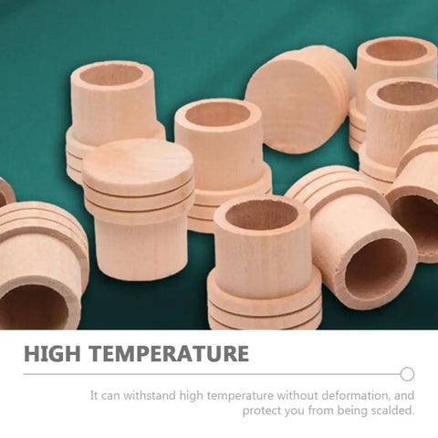 Professional Grade Moxa Stick Extinguisher And Wood Snuffer For 1.8 Cm Cigars, wooden tools for moxibustion therapy.