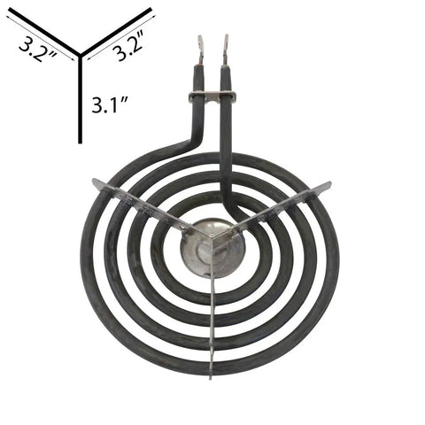8 inch WB30T10074 electric burner from 4 Piece Electric Range Surface Burner Kit For GE Hotpoint Ranges To Level Up Your Stove With Two 8 Inch WB30T10074 And Two 6 Inch WB30T10078 Elements Receptacles Not Included Fits Select GE Models