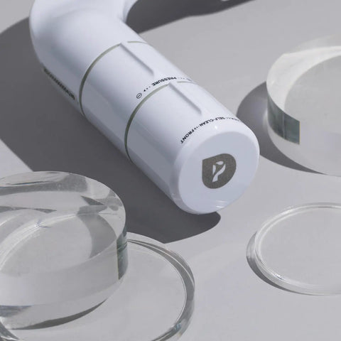 Close-up of Man Friendly Bidet Toilet Seat Attachment With Dual Self Cleaning Nozzles Front And Rear Non Electric Sprayer