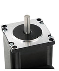 Top Shelf Nema23 Closed Loop Servo Motor Featuring An Integrated Digital Hybrid Drive System That Delivers Straight Up 2Nm Torque And Killer Precision Every Time For Heavy Duty Cnc Rigs And Automation Projects, close-up view of motor shaft and housing.