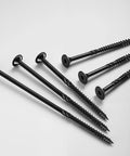 Heavy Duty Number 14 X 6 Inch Deck Screws 56 Pack Black Epoxy Coated Rust Resistant Exterior Wood Screws Torx Drive head