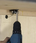Installation of Heavy Duty Anti Tip Kit That Keeps Furniture From Falling Up To 400lbs With Tamper Resistant Steel Cable System