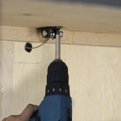 Installation of Heavy Duty Anti Tip Kit That Keeps Furniture From Falling Up To 400lbs With Tamper Resistant Steel Cable System
