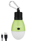 Rechargeable Camping Light With Clip Hook Your Go To Portable Tent Lantern 3 Lighting Modes High Low Strobe Hanging LED Bulb