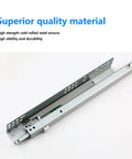 Heavy Duty Soft Close Drawer Slides Full Extension Undermount Runners For Cabinets Adjustable Concealed Glide Rails, galvanized steel material.