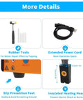 Pro Grade Induction Dent Repair Machine For Cars with rubber tools, power cord, slip prevention feet, insulated heating head