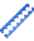 Tbest Heavy Duty Aluminum Alloy Bike Fork Hub Clamp Vise Fixture Bench Tool with blue CNC machined tool for 27.9 to 32mm sizes.