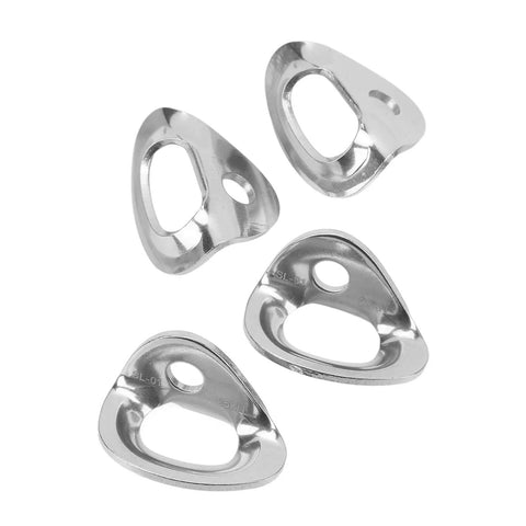Beefed Up Heavy Duty Climbing Hangers Set Of 4 Stainless Steel Anchors With Expansion Design arranged on white background