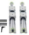 Plug And Play SBR12 1000mm Linear Guide Set With Two Rails And Four Sliding Blocks And Mounting Accessories For CNC Milling Machines Lathes