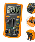 Dm850 Auto Range Digital Multimeter Handy Handheld Voltage Current Tester With Resistance Diode Continuity For Diy Home Repair
